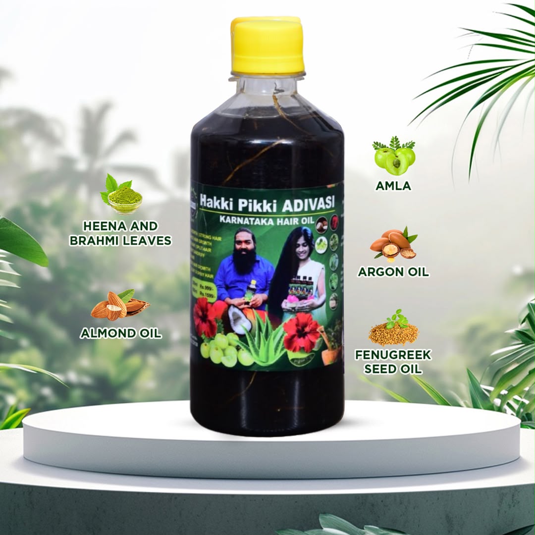 Hakki Pikki Adivasi Hair Oil