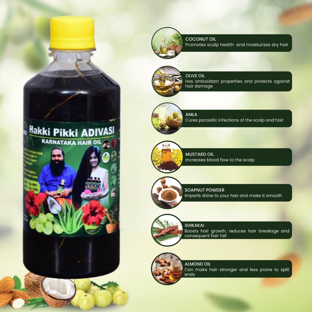 Hakki Pikki Adivasi Hair Oil